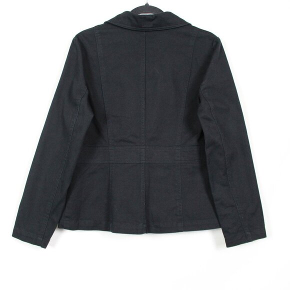 Ruby Rd. Vintage Twill Cotton Denim Blazer Jacket - Picture 3 of 16